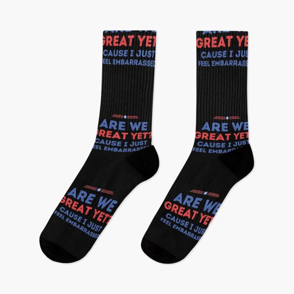 Item preview, Democratic Party Humor Are We Great Yet Patriotic Joke designed and sold by Run to Creations.
