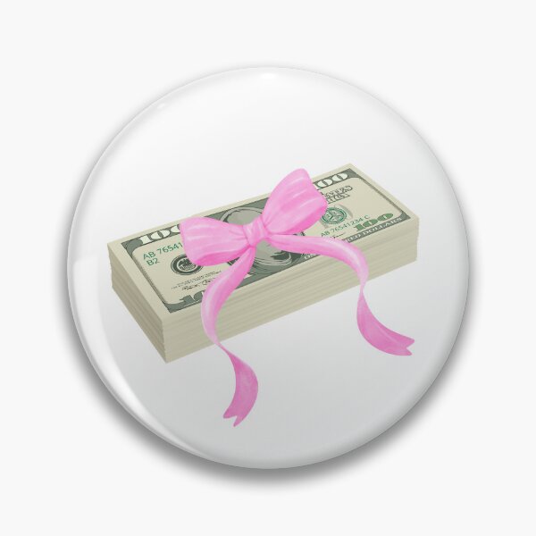 Item preview, Dollar bills with a pink ribbon designed and sold by ElizabethCoelho.