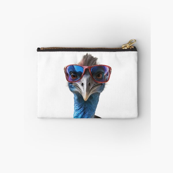 Item preview, Funny cool Cassowary bird wearing sunglasses designed and sold by LazyOwlStore.