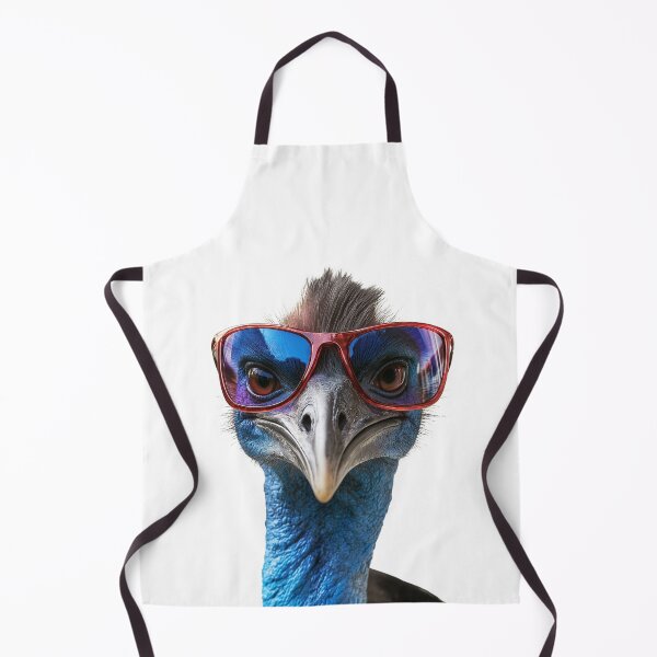 Item preview, Funny cool Cassowary bird wearing sunglasses designed and sold by LazyOwlStore.