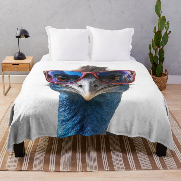 Item preview, Funny cool Cassowary bird wearing sunglasses designed and sold by LazyOwlStore.