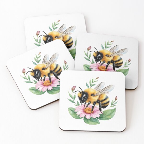 Item preview, Bumble Bee, Cute Fluffy Bee designed and sold by JulieSouster.