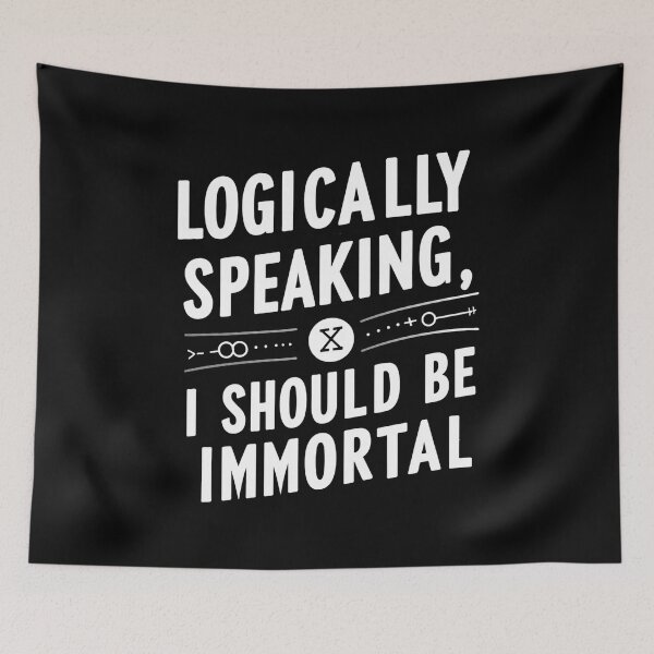 Item preview, Logically Speaking, I Should Be Immortal Mathematician Birthday designed and sold by DomTeesHaven.