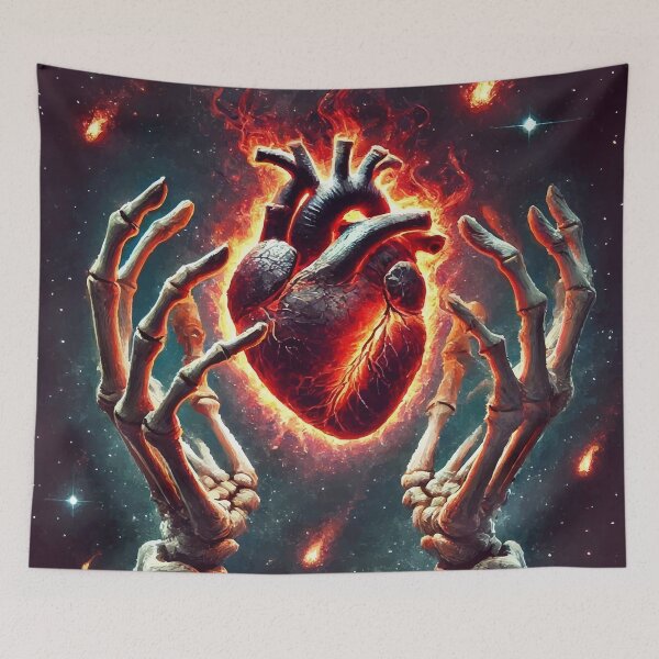 Item preview, Flames of Eternity: The Cosmic Heart of Vengeance designed and sold by AbstractAnom.