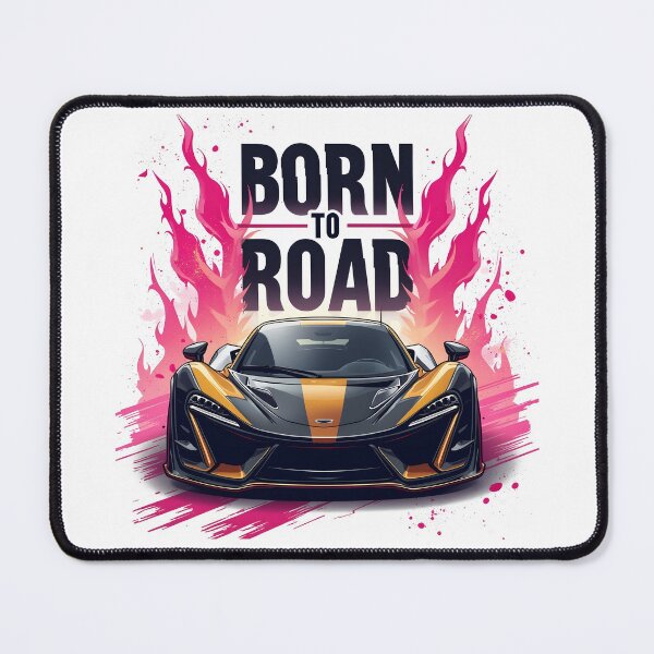Item preview, Born to Road, Sport car in fire designed and sold by naatala.