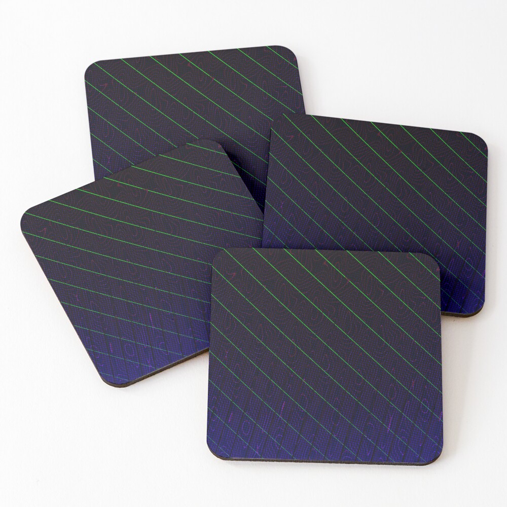 Item preview, Coasters (Set of 4) designed and sold by LeftoverKittyCo.
