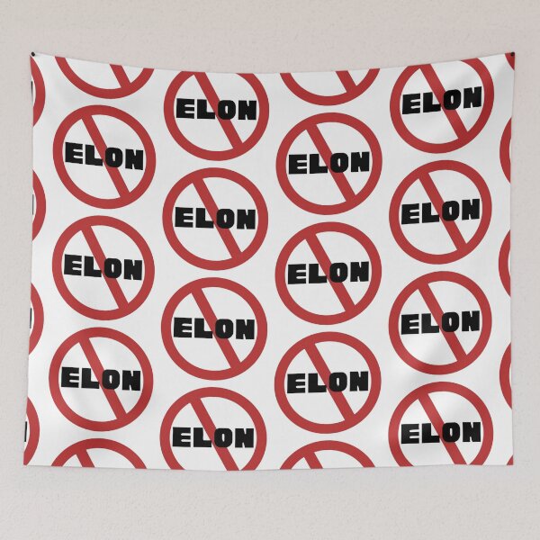 Item preview, Anti Elon Bumper Sticker designed and sold by EYE ILLUSTRATE  GRAPHICS.