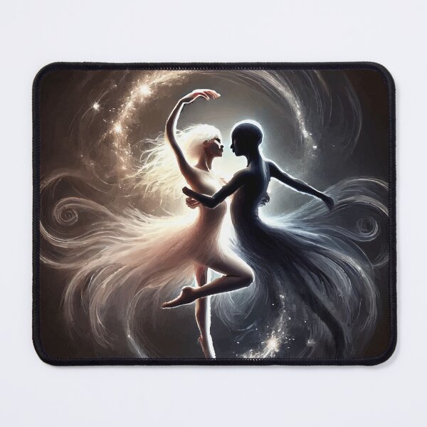Item preview, Celestial Dance: A Duality of Light and Shadow designed and sold by AbstractAnom.