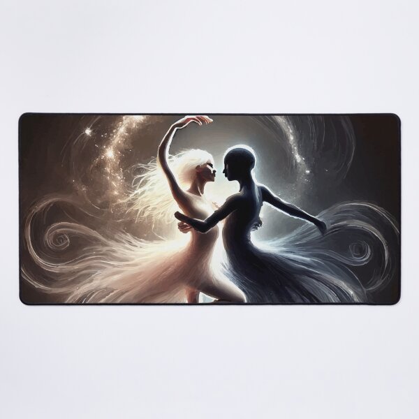 Item preview, Celestial Dance: A Duality of Light and Shadow designed and sold by AbstractAnom.
