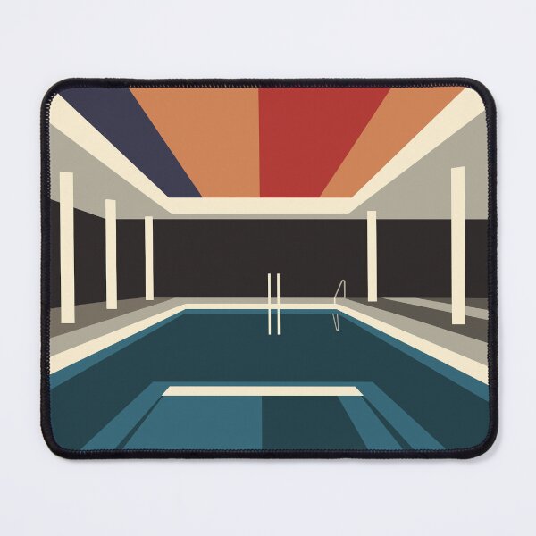 Item preview, Bauhaus Pool – Modern Geometric Architecture designed and sold by MidCenturyStore.