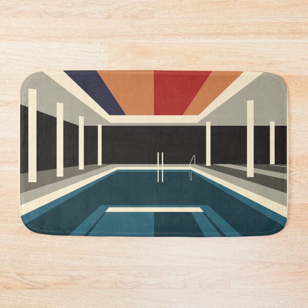Item preview, Bauhaus Pool – Modern Geometric Architecture designed and sold by MidCenturyStore.