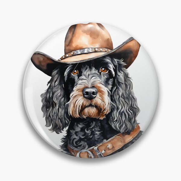 Item preview, Howdy Dood,  Funny Cowboy Doodle Dog Illustration  designed and sold by Happy Dog Doodles.