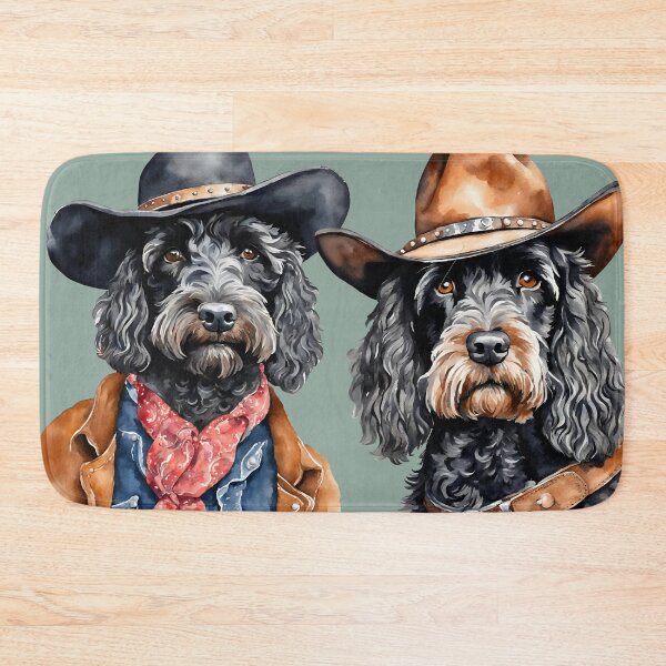 Item preview, Howdy Dood,  Funny Cowboy Doodle Dog Illustration  designed and sold by Happy Dog Doodles.