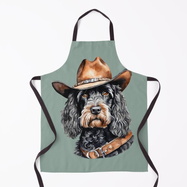 Item preview, Howdy Dood, Funny Cowboy Doodle Dog Illustration designed and sold by Happy Dog Doodles.