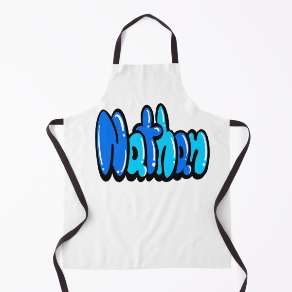 Item preview, Nathan name in blue Top 10 best personalized gifts for boys and men named Nathan designed and sold by Artonmytee.