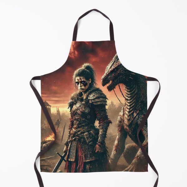 Item preview, Warrior Queen and the Wounded Dragon: Battle of Fate designed and sold by AbstractAnom.