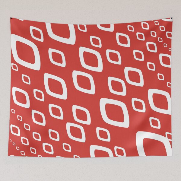 Item preview, Red African loincloth patterns designed and sold by Wolagno.