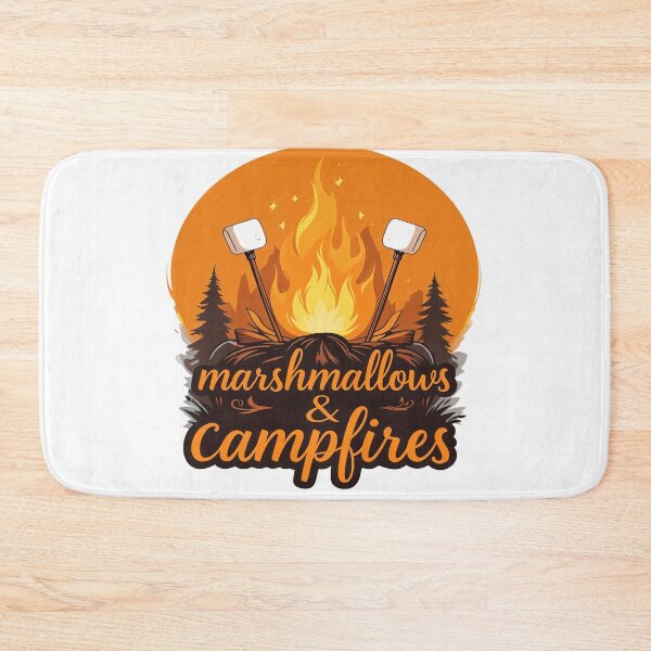 Item preview, Marshmallows & Campfires - Cozy Camping Vibes designed and sold by latelierdechris.