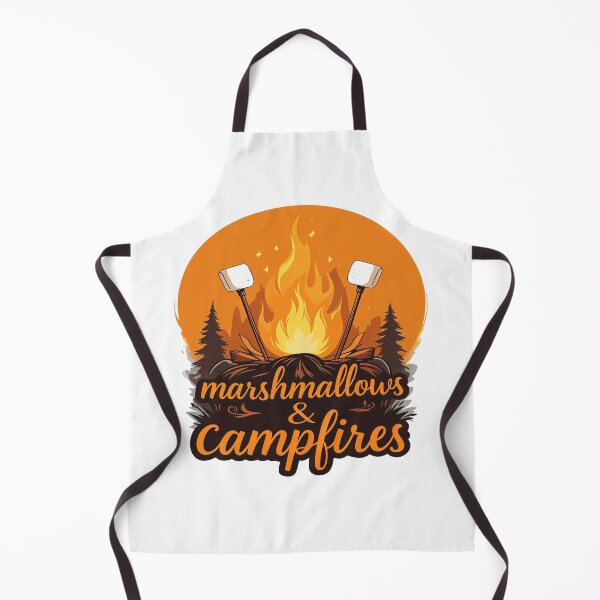 Item preview, Marshmallows & Campfires - Cozy Camping Vibes designed and sold by latelierdechris.