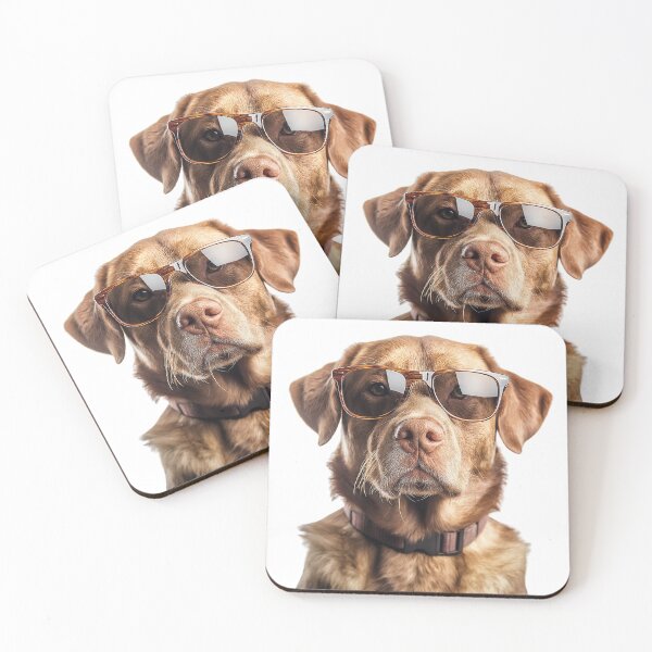 Item preview, Funny cool Chesapeake Bay Retriever Dog wearing sunglasses designed and sold by LazyOwlStore.