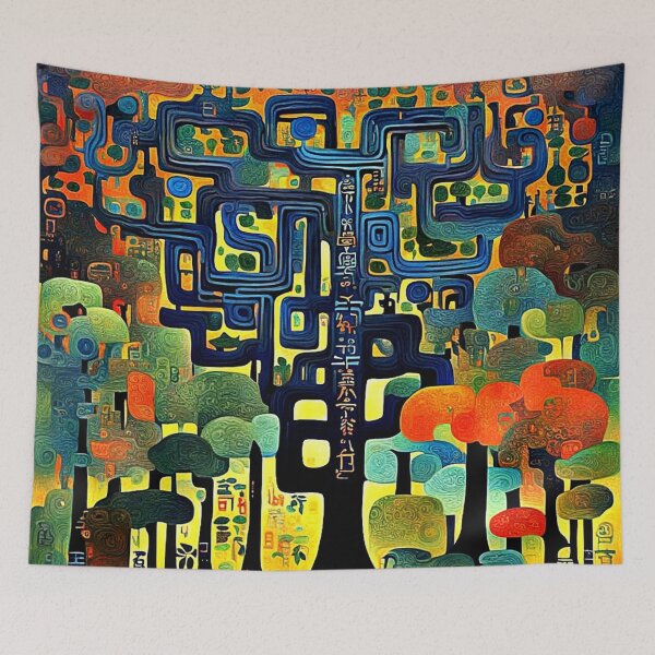Item preview, Geometric Tree designed and sold by George Hutton Hunter.