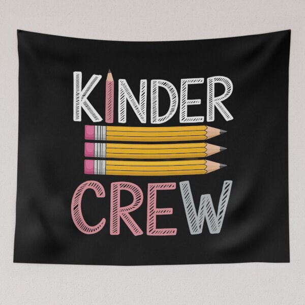 Item preview, Kinder Crew Fun Kindergarten Squad Teacher 1st Day of School designed and sold by savrmiller.