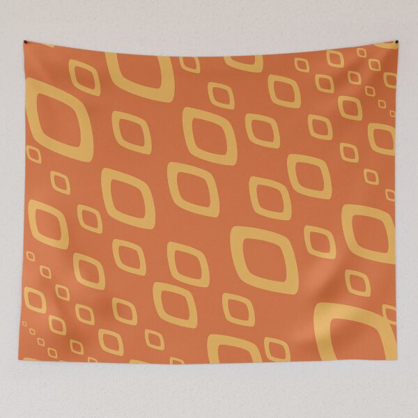 Item preview, Orange African loincloth patterns designed and sold by Wolagno.