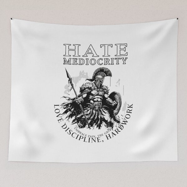 Item preview, Hate Mediocrity, Embrace the Grind – Warrior Mindset, Hard Work, Discipline designed and sold by Superiors-s.
