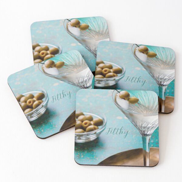 Artikelvorschau, Teal Sparkle Filthy Dirty Martini entworfen und verkauft von cheekygrins.