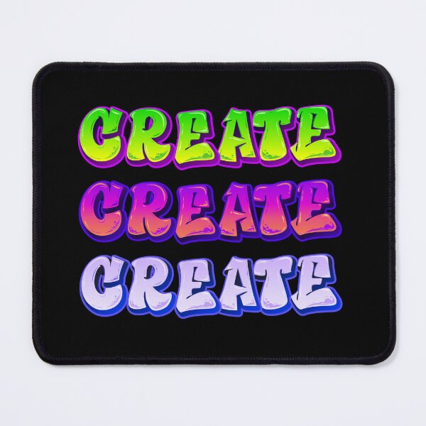 Item preview, Create Create Create – Vibrant Street Art-Inspired Motivation for Creators designed and sold by Zuriel Hargrove.