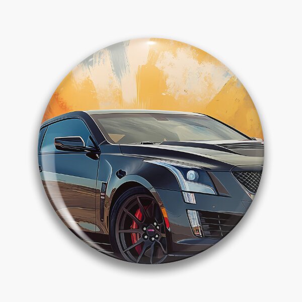 Artikelvorschau, Pop Art Graues Cadillac ATS-V Coupé – Mutige und stilvolle Automobilkunst X entworfen und verkauft von AutoPopStudio.