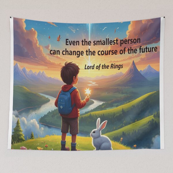 Item preview, Inspirational Children's Quote - "Even the Smallest Person Can Change the Future" designed and sold by EdicionesJML.