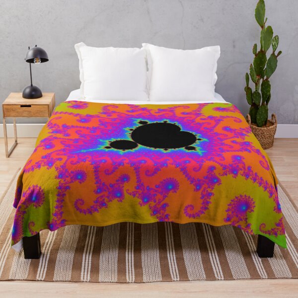 Item preview, the Mandelbrot set in orange designed and sold by Samuel Watkins.