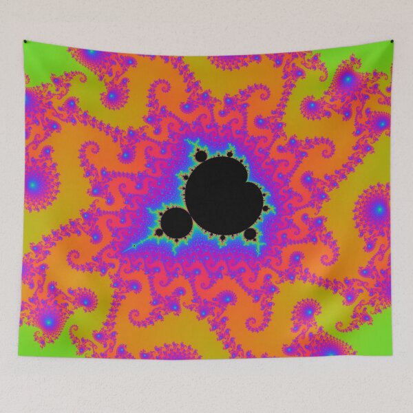 Item preview, the Mandelbrot set in orange designed and sold by Samuel Watkins.