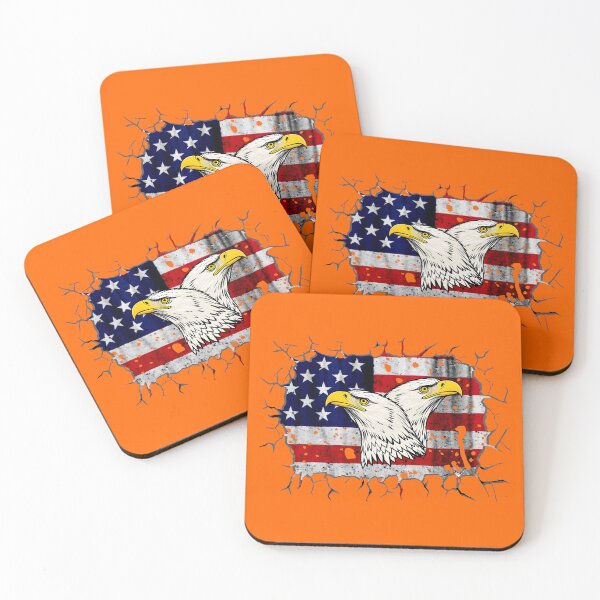 Item preview, AMERICAN EAGLES (#FF6600) designed and sold by Marlon Oseguera.