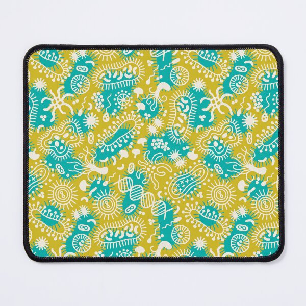 Item preview, Microbes Ditsy yellow designed and sold by HeleenvThillart.