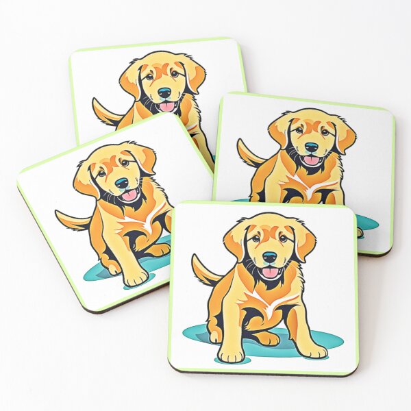 Item preview, Golden Pup Charm Design designed and sold by Health And Fitness Posts e-Store.