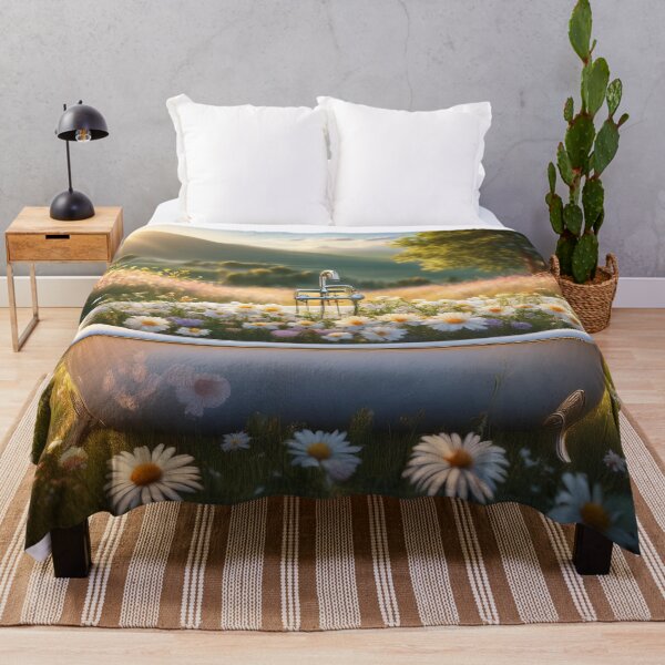 Item preview, Bathtub in a Meadow of Daisies designed and sold by Kathy Weaver.