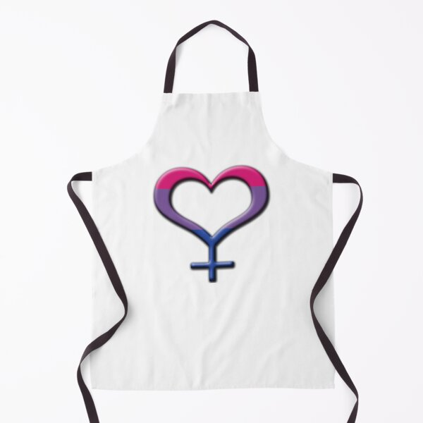 Item preview, Heart-Shaped Bisexual Pride Female Gender Symbol designed and sold by LiveLoudGraphic.