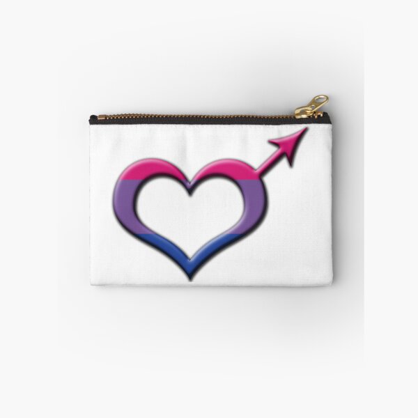 Item preview, Heart-Shaped Bisexual Pride Male Gender Symbol designed and sold by LiveLoudGraphic.