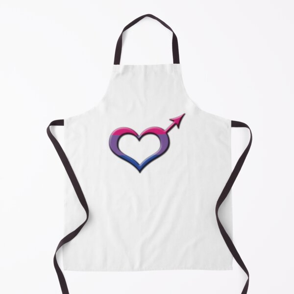 Item preview, Heart-Shaped Bisexual Pride Male Gender Symbol designed and sold by LiveLoudGraphic.