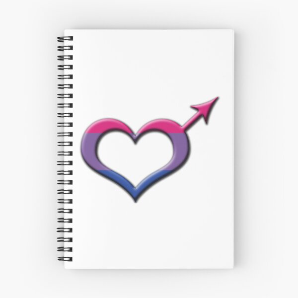 Item preview, Heart-Shaped Bisexual Pride Male Gender Symbol designed and sold by LiveLoudGraphic.