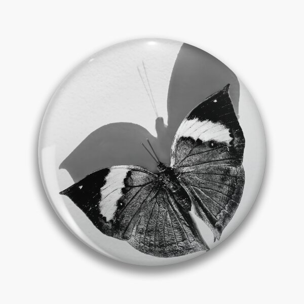 Item preview, Indian Leafwing Butterfly In Black and White designed and sold by Kay Brewer.