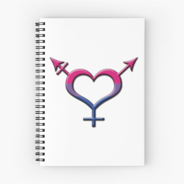 Item preview, Heart-Shaped Bisexual Pride Transgender Symbol designed and sold by LiveLoudGraphic.