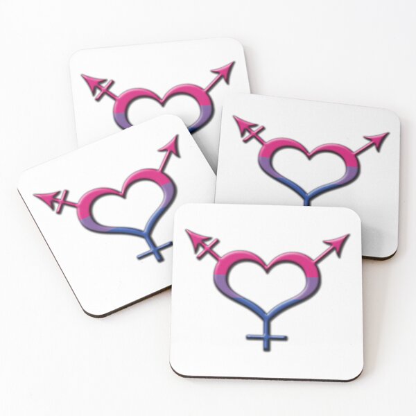 Item preview, Heart-Shaped Bisexual Pride Transgender Symbol designed and sold by LiveLoudGraphic.