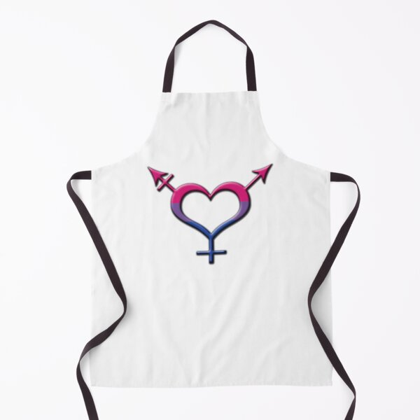 Item preview, Heart-Shaped Bisexual Pride Transgender Symbol designed and sold by LiveLoudGraphic.