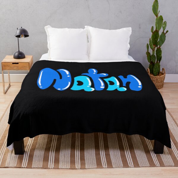 Item preview, Natan name in blue Top 10 best personalized gifts for boys and men named Natan designed and sold by Artonmytee.