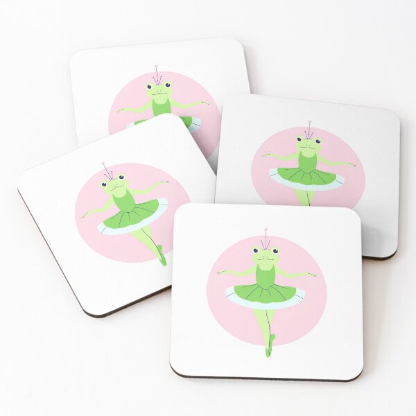 Item preview, Green Frog Ballet, Cute Frog Art For Frog Lovers designed and sold by Cuteanimalgifts.