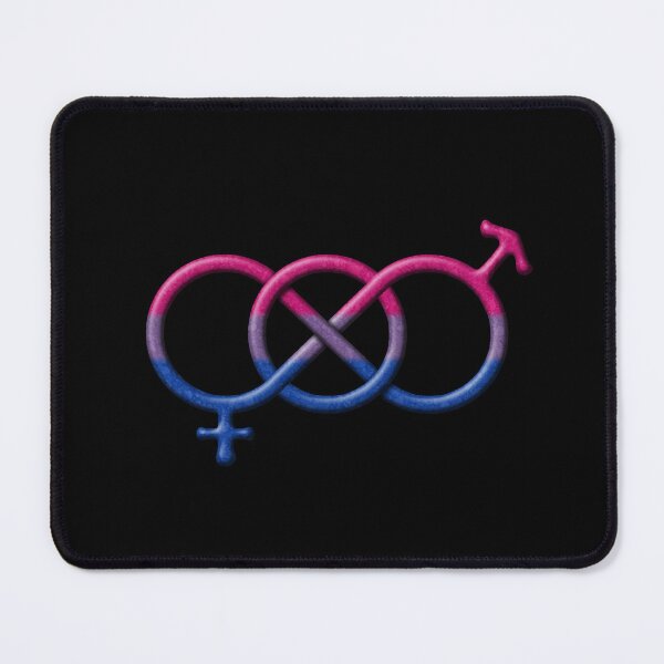 Item preview, Bisexual Pride Flag Colored Gender Knot Symbol designed and sold by LiveLoudGraphic.