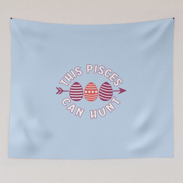 Item preview, This Pisces can hunt - Easter greetings for astrology lovers designed and sold by mariya-ivanova.